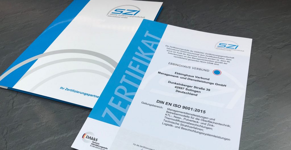 SZI Zertifikate aus dem Jahr 2020