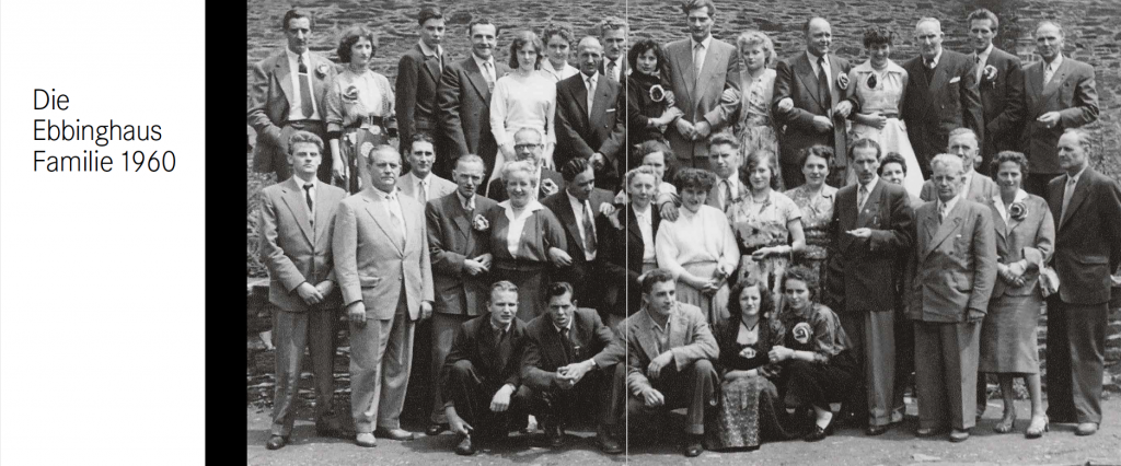 Teambild Ebbinghaus 1960 Mitarbeiter Firmenausflug