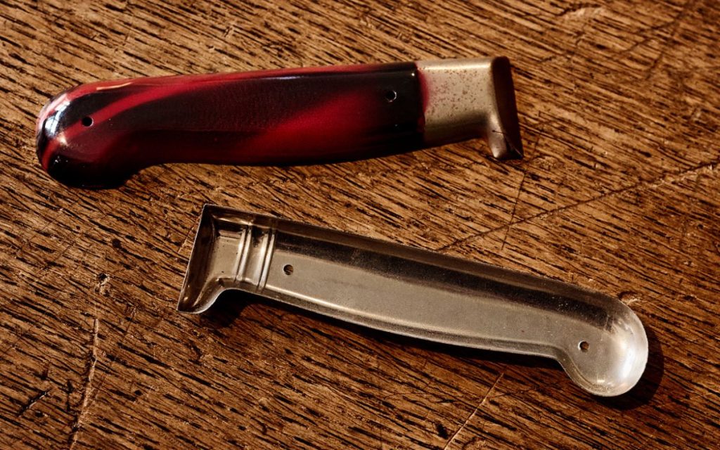 Referenzmuster für Qualität: marmorierte Effektoberfläche (Originalteil 1935)