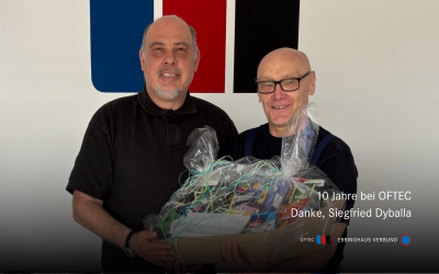 10 Jahre Siegfried Dyballa bei OFTEC