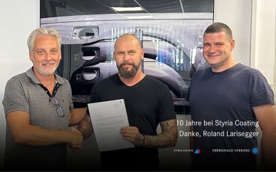 10 Jahre Roland Larisegger bei Styria Coating